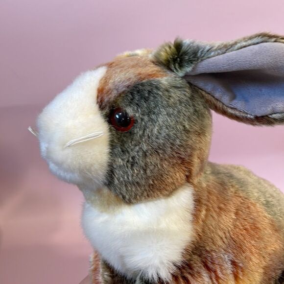 Ty Classics Collection “Meadow” the White and Brown Bunny Rabbit - 12” long EUC - Picture 2 of 10